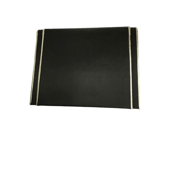 Vintage YSL Yves Saint Laurent Clutch Black Party Formal Purse - Picture 5 of 14